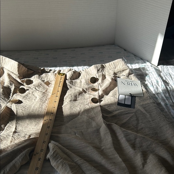 Wren Cream Wide Leg Pants - Picture 6 of 7